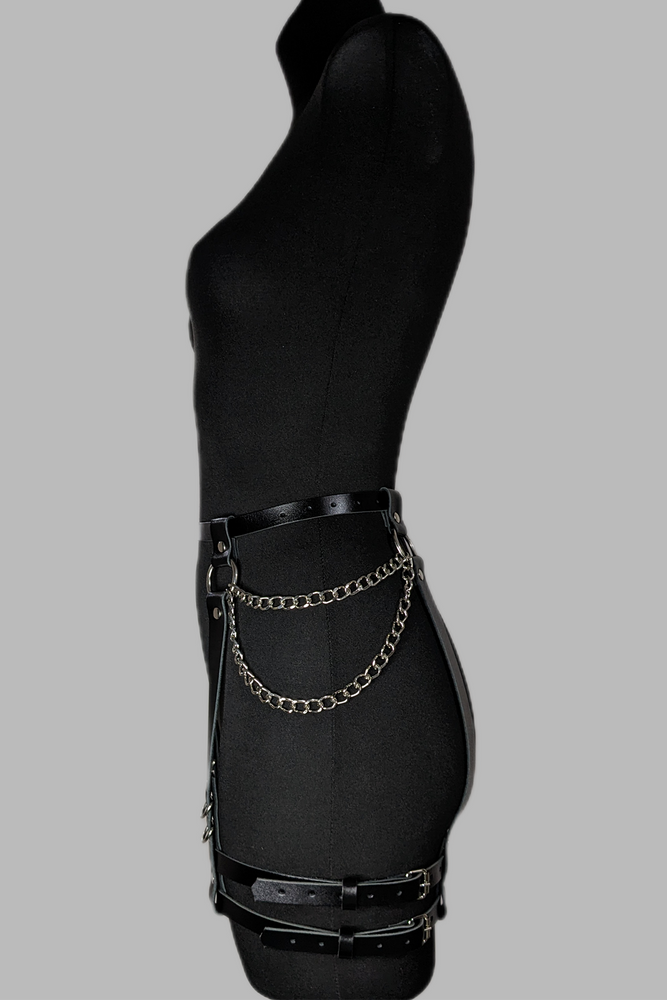 Гартери жіночі на стегна подвійні з ланцюжками 2010 - Шкірзам, потрібна допомога 20100 фото