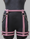 Розовые гартеры женские на бедра двойные с цепочками 2010r - Кожа, нужна помощь 2010r2 фото 1